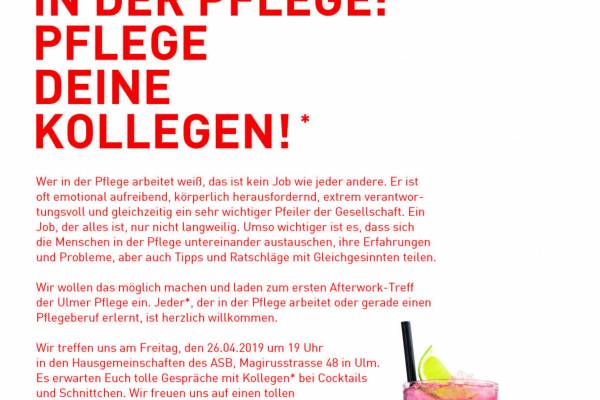 Afterwork in der Pflege: Pflege deine Kollegen!