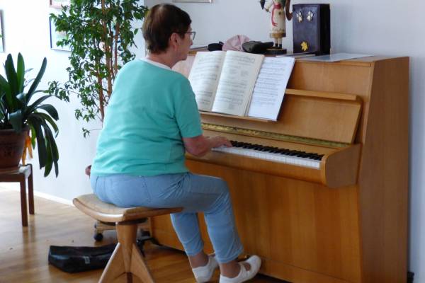 Klavierkonzert beim Sommerfest