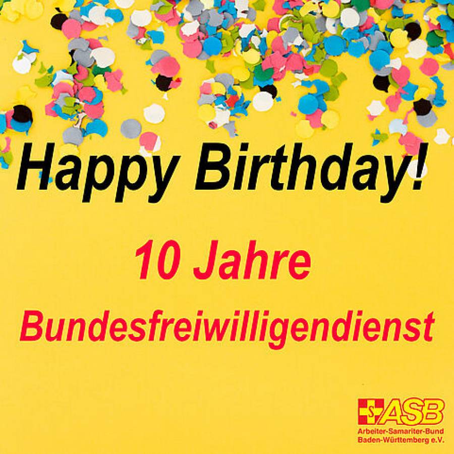 10 Jahre Bundesfreiwilligendienst, Copyright: Abteilung Freiwilligendienste des ASB BW e.V.